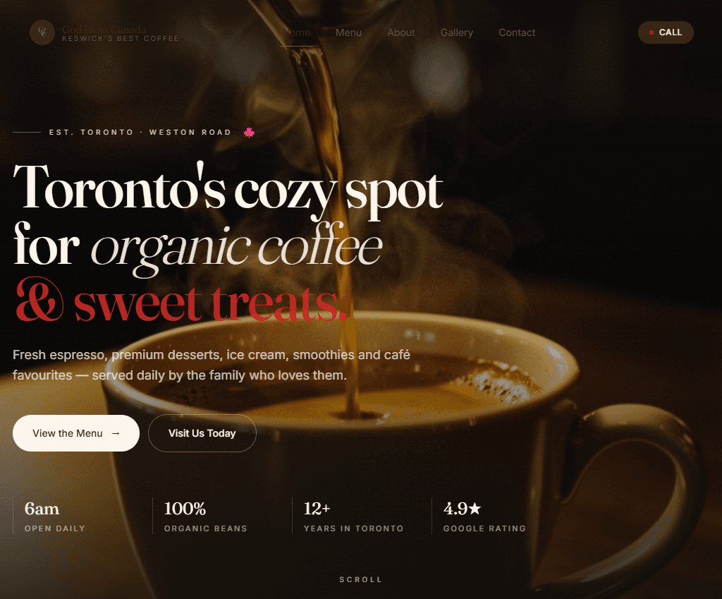 God Bless Canada Coffee